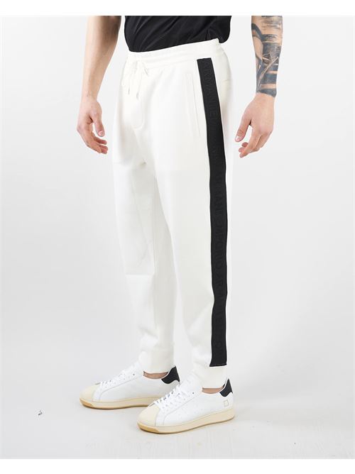 Joggers in double jersey with logo tape Emporio Armani EMPORIO ARMANI | Pants | 3R1PCG1JHSZ101